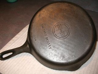 Vintage Griswold No 7 Cast Iron Skillet Small Logo 9 3/4 Size
