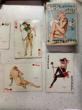 Vintage Vargas Pin - Up Girls Playing Cards Full Deck