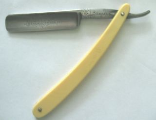 Vintage T.  R.  Cadman & Sons Bengall Cut Throat Razor Made In Sheffield England