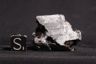 Agoudal Meteorite Etched Full Slice 18.  3 Grams