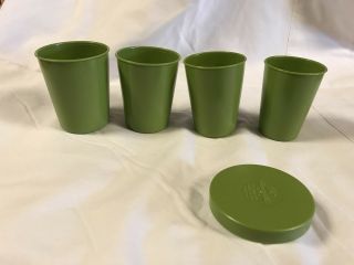 Stanley Home Products Set Of 4 Nesting Cups - Green - Hostess - Old Stock