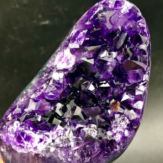 240G Museum Quality - natural Deep PurpleAmethyst Crystal Quartz Cluster/Brazil 7