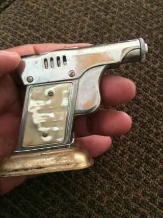 Mini gun shape table lighter,  Made in Occupied Japan 2