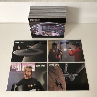 Star Trek The Series " Remastered " (2011) Complete Trading Card Set (81)