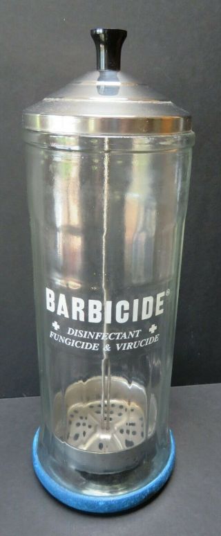 Vintage Barber Shop Collectible Barbicide Sterilizer