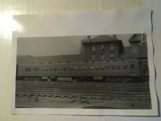Vintage Photo Boston & Maine Railroad Loco 84 Springfield Ma Frye