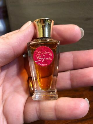 Vintage perfume bottle,  bag,  Shocking de Schiaparelli Paris Parfum Still Full 2