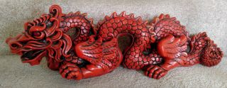Large Chinese Dragon Feng Shui Figurine Statue Room Decoration