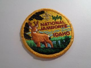 Vintage Boy Scout 3 " 1969 National Jamboree Idaho Bsa Patch