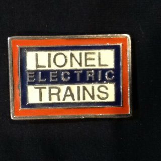 Vintage 1984 Lionel Electric Enamel Belt Buckle