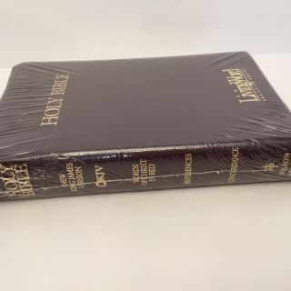 Bible Bonded Leather The King James Version Gold Edges On Pages