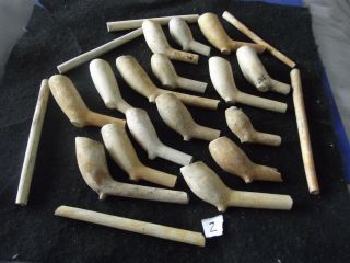 Antique Clay Pipes 17th/18th Century