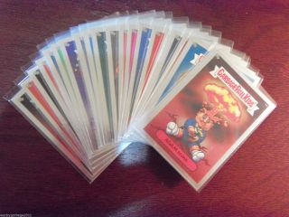 2003 Garbage Pail Kids All Series 1 Ans - 1 Complete Glossy Silver Foil Set Nm