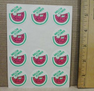 Vintage Matte Trend Watermelon (flawed) Scratch Sniff Stickers