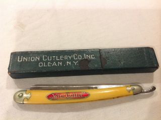 Vintage C.  F.  Schwartz Co.  5/8 " Wire Cutter Razor Shave Ready Solingen Germany