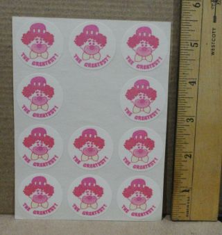 Vintage Matte Trend Cherry Clown (flawed) Scratch Sniff Stickers