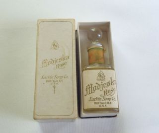 Vintage Modjeska Rose Perfume Larkin Soap Co.  Box