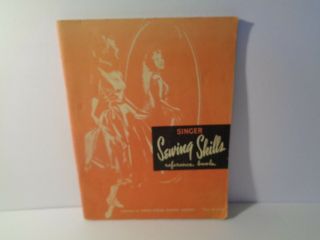 1954 Vintage Singer Sewing Machine Skills Reference Book 52 Pages