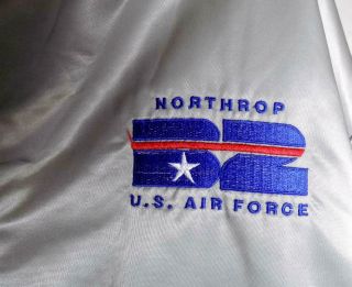NORTHROP GRUMMAN B - 2 U.  S.  AIR FORCE FLIGHT JACKET Sz XL,  NOS 4