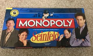 Rare Seinfeld Monopoly Collectors Edition Board Game,  Guc,  Hard To Find