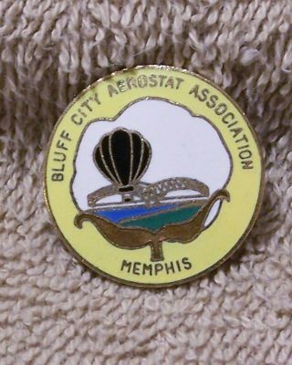 Bluff City Aerostat Association Memphis Balloon Pin