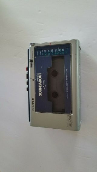 1984 Sony WA - 33 Soundabout FM/AM Stereo Cassette Corder Walkman 3