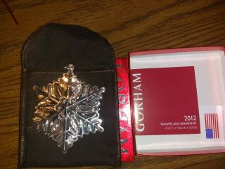 Gorham Snowflake Ornament 2012