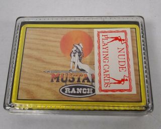 Mustang Ranch Female Nude Playing Cards Complete Deck W Box Pin Up Risque