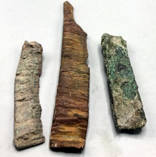 Three Michigan Copper Country Keweenaw Chisel Chips Houghton Calumet Copper Mine