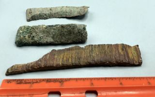 Three Michigan Copper Country Keweenaw Chisel Chips Houghton Calumet copper mine 3