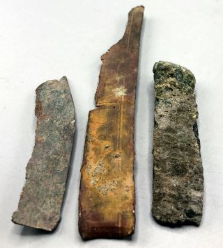 Three Michigan Copper Country Keweenaw Chisel Chips Houghton Calumet copper mine 4