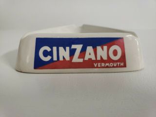 Vintage Cinzano Vermouth Ceramic Ashtray Made in Italy Schieffelin & Company 2