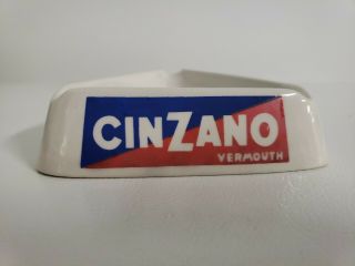 Vintage Cinzano Vermouth Ceramic Ashtray Made in Italy Schieffelin & Company 3