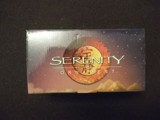 Firefly Serenity Ship Ornament,  2006,  Never Removed From Packaging,  With Base