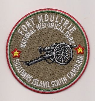 Fort Moultrie Nhp Sullivans Island South Carolina Souvenir Patch