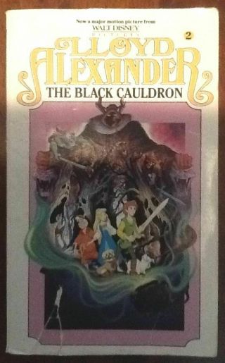 Lloyd Alexander The Black Cauldron 2 Ya Vintage Edition Fiction 1981 Pbk Book