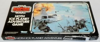 Vintage 1980 Star Wars The Empire Strikes Back " Hoth Ice Planet " Adventure Board