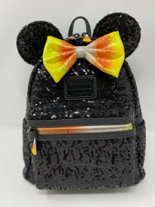 Disney Parks Candy Corn Mini Backpack Loungefly Halloween 2019 Mickey Mouse Nwt