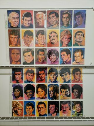 Personality Comics Star Trek Crew Ii Card Set Complete
