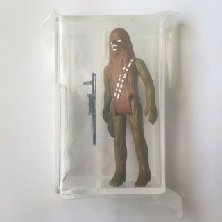 Star Wars Chewbacca - Ukg Graded 80 Vintage 1977 Figure Ukg Not Afa