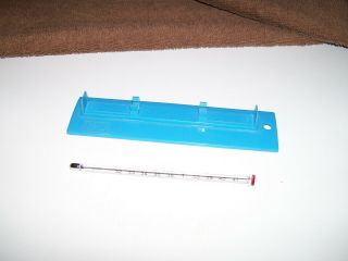 Vintage Bd Glass Medical Fever Thermometer Celsius Display