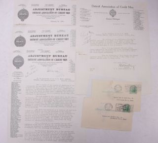 1930 Lamson Goodnow Detroit Asso Of Credit Men Mi C B Smith Debt Ephemera P418f