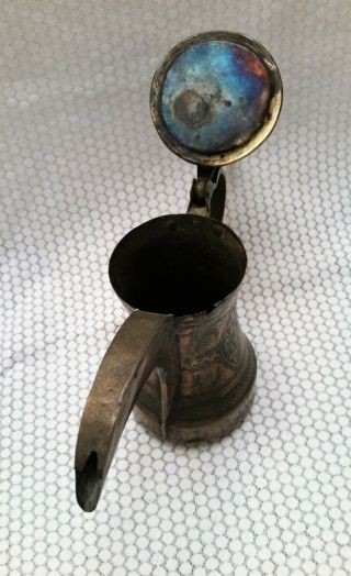 Antique Brass Dallah - Arabic Coffee Pot 6