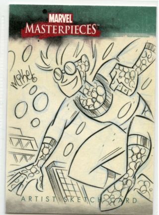 Marvel Masterpieces 3 Sketch Card - Mike Maihack - Speedball