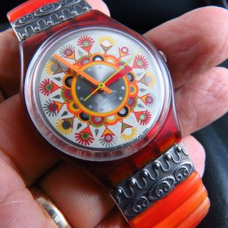 Vintage Swiss Swatch Special Dial Quartz Lady Watch