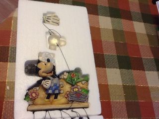 Disney Jim Shore Mickey Mouse Windchime 4013269 Rare
