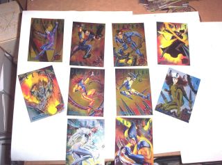 1995 Fleer Ultra X - Men Sinister Observations Chromium Insert 10 Card Set Beast