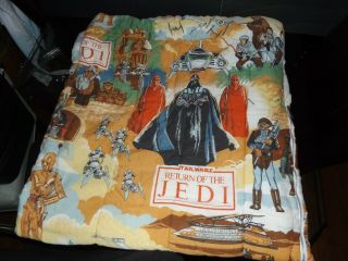 Vintage 1983 STAR WARS Return of the Jedi SLEEPING BAG R2D2 Ewoks CHEWBACCA, 3