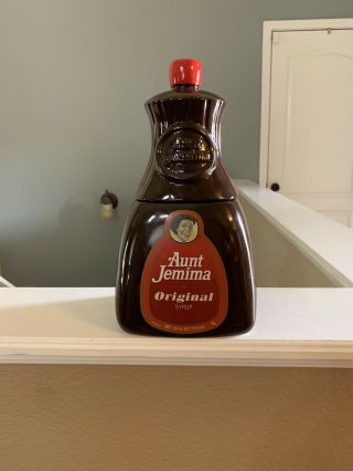Aunt Jemima Cookie Jar 741 Of 1600 Very Rare 1999 Syrup Bottle