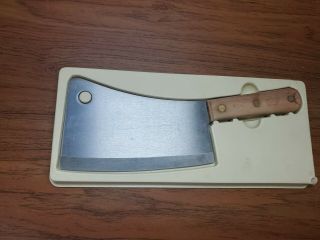 Vintage Chicago Cutlery Pc 1 Meat Cleaver Butcher Chopping Farm Kitchen Knife